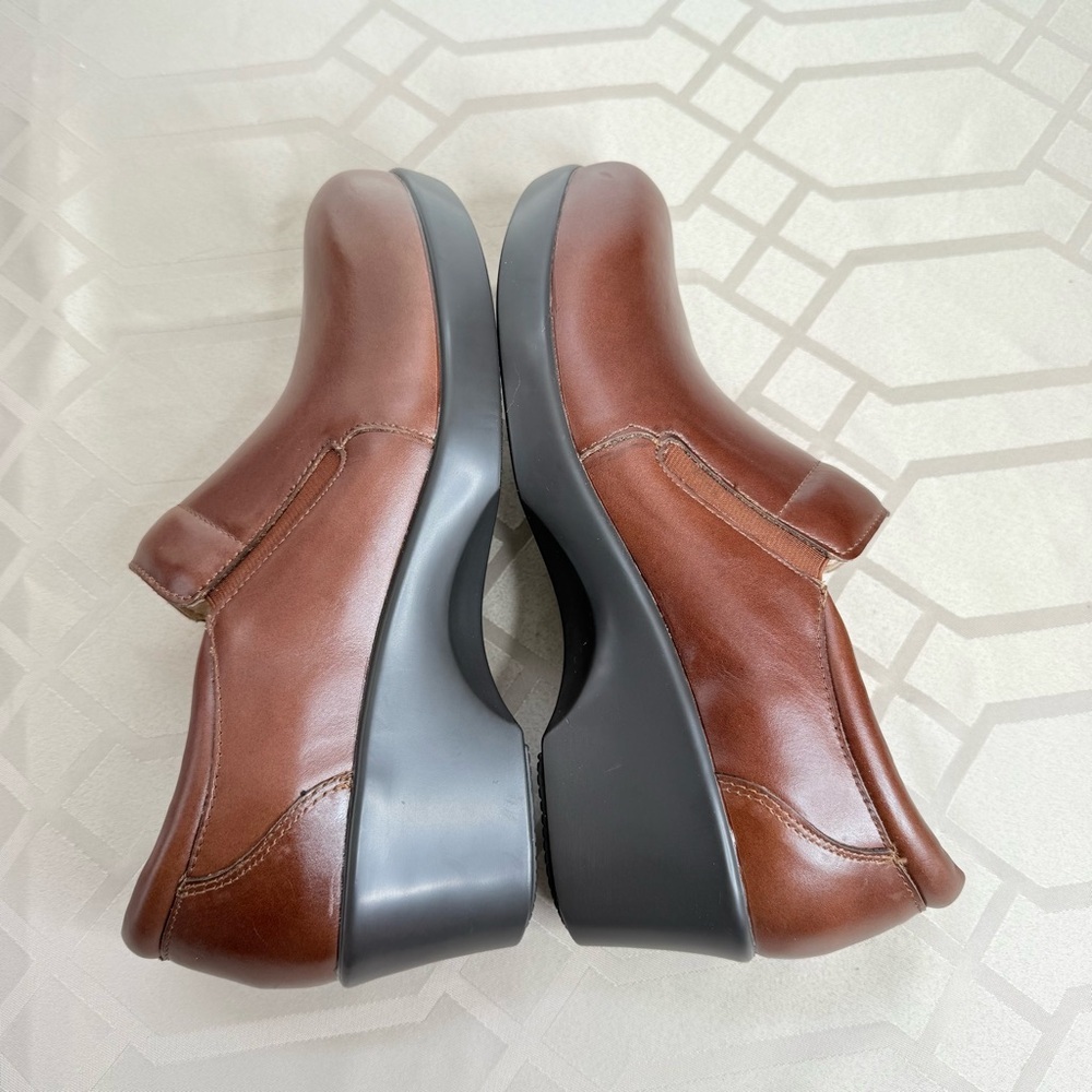 Alegria Leather Slip on Shoes Goring Eryn EURO 41 US 10.5-11 Chestnut Luster - Picture 7 of 9